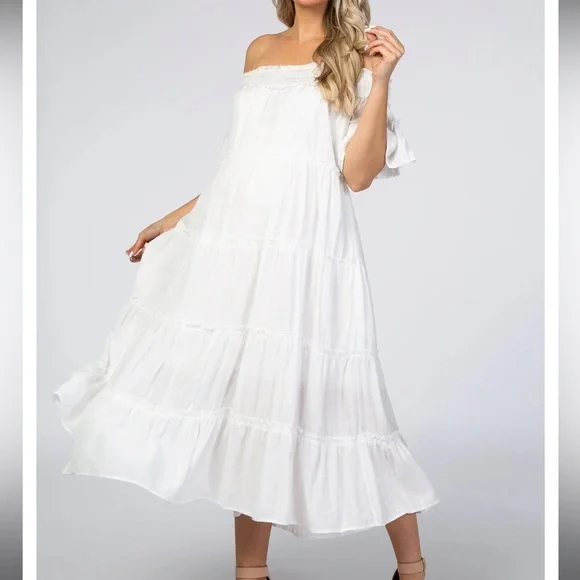 embellished prom dress Off-the-Shoulder Long Embellished Prom Dress Gold / Small